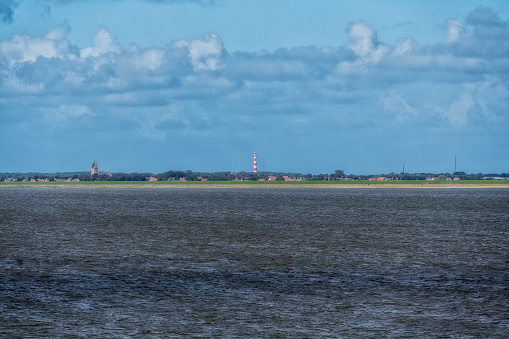 Imagen en color de la isla Ameland, Mar de Wadden, Países Bajos. photo