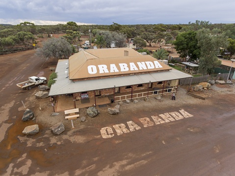 Ora Banda, Australia – May 03, 2017: The iconic Ora Banda hotel, Western Australia. A year or so before it burned down