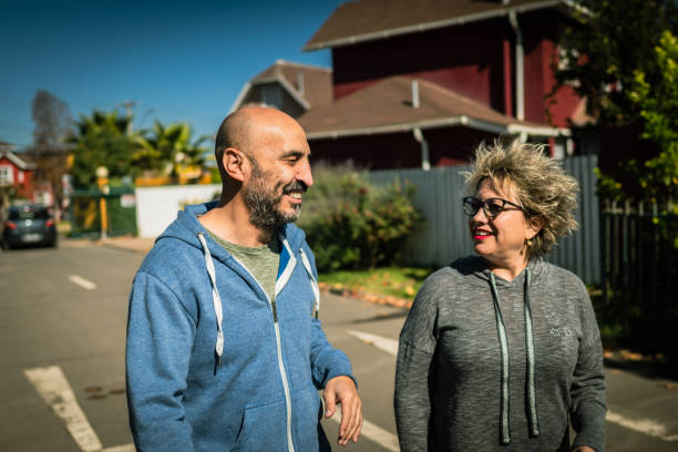 istock Chilean couple walking down the street 1439791240