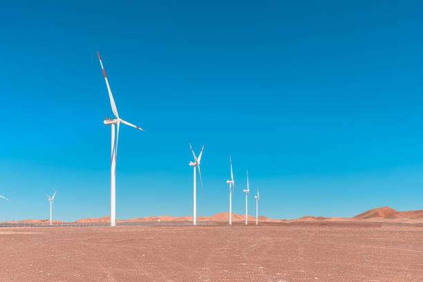 istock Wind turbines in the Chilean desert 1439791380