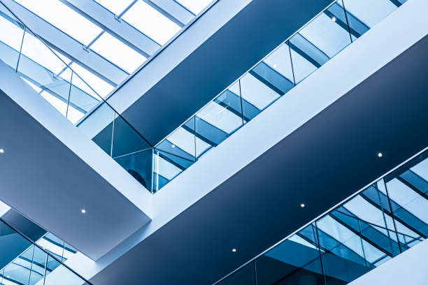 istock Abstract Glass Facade of Modern Office Building 1439792368
