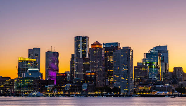 istock The Boston Downtown Skyline at Sunset, Massachusetts, USA 1439794321