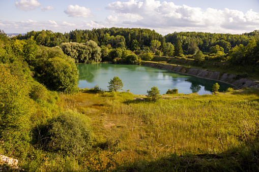 Blue Lake in Ehingen an der Donau