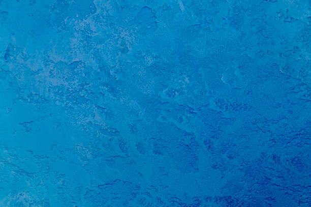 istock Blue background, texture of decorative plaster 1439798493