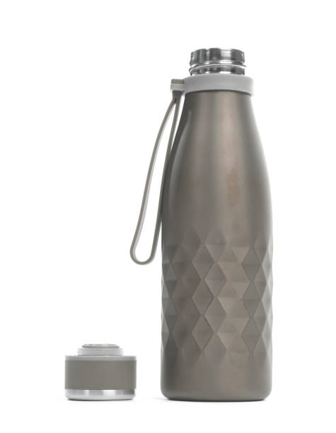 istock Reusable water bottle, isolated on white 1439802551