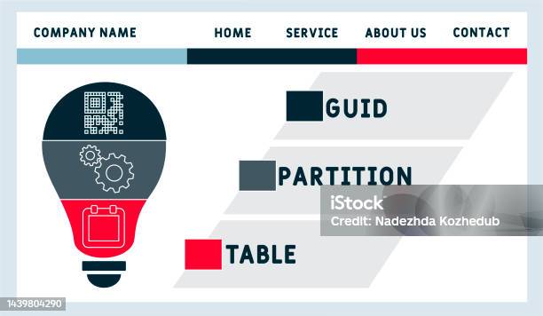 Gpt Guid Partition Table Acronym向量圖形及更多互聯網圖片 - 互聯網, 商務, 圖 - iStock