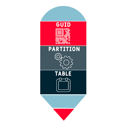 Gpt Guid Partition Table Acronym Stock Illustration - Download Image ...