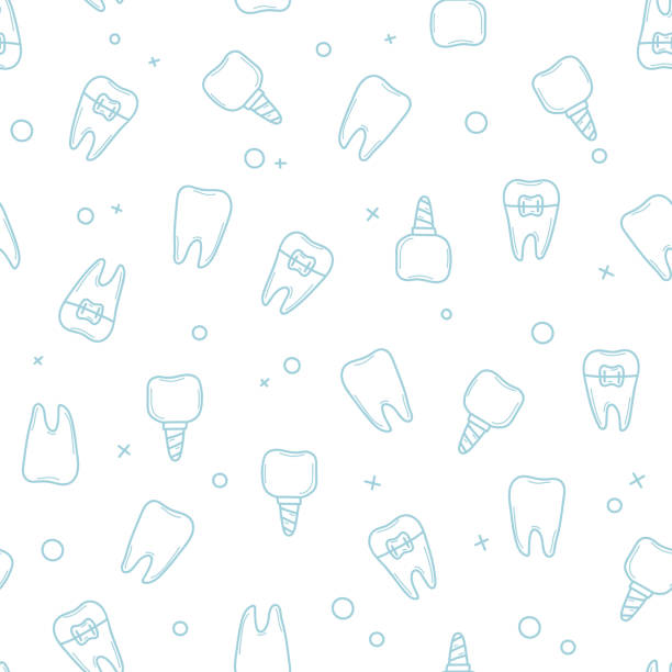 Thooth Vector 1,200+ Drawing Of A Teeth Braces Stock Illustrations, Royalty-Free ...