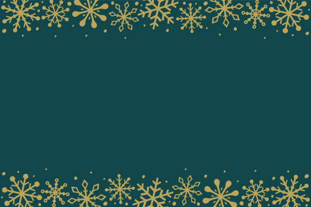 istock Christmas background with snowflakes and copyspace. Concept of Xmas card. Vector 1439808523