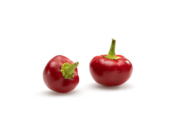 istock Cherry peppers on white background . Stock Photo 1439810669