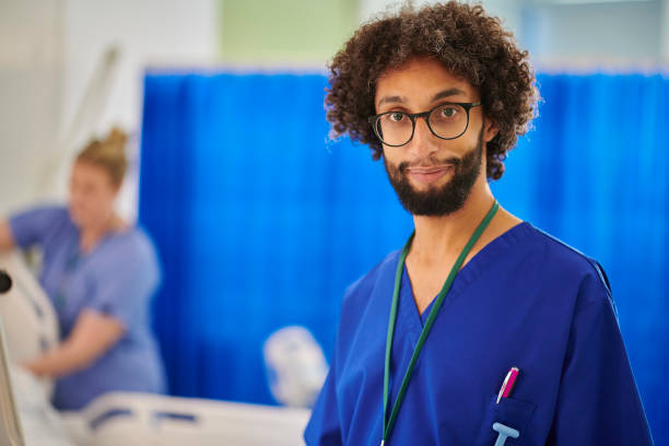 istock male nurse portrait 1439816286