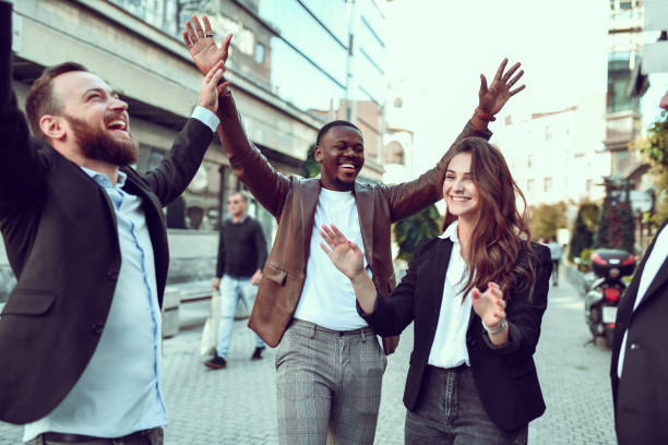 istock Multiethnic Business Team Enjoying Their Newfound Success 1439816342