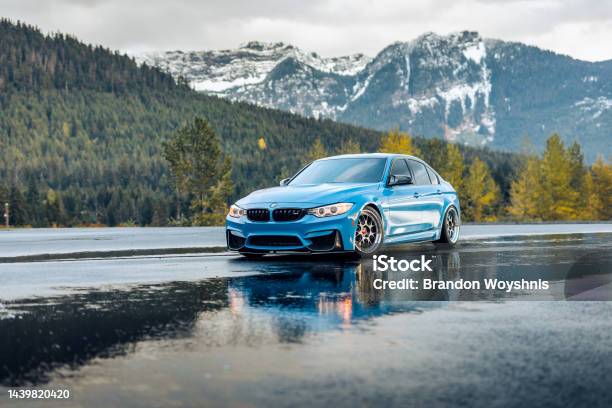 Blue Bmw M3 Stock Photo - Download Image Now - BMW, Car, Motion