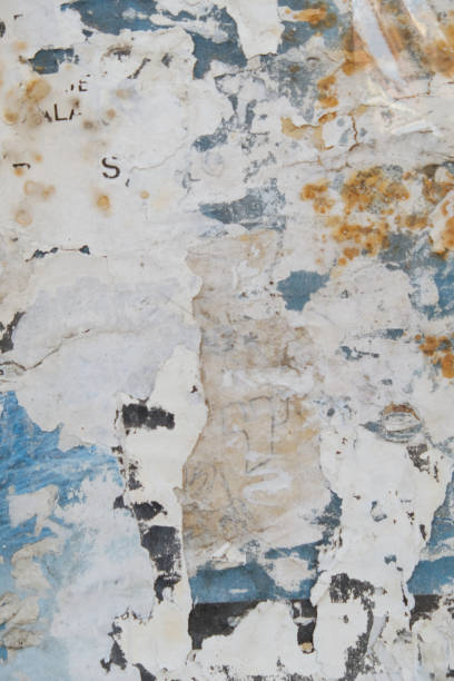 istock Torn street poster background, abstract paper collage 1439823699