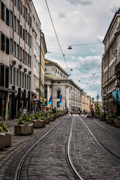 istock Cobbled Street In Munich, Germany 1439826507