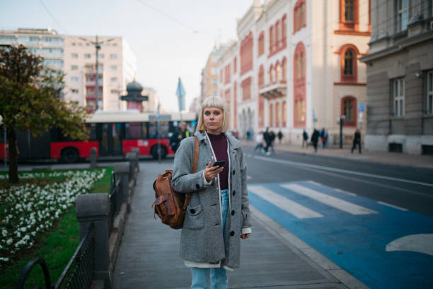 istock Waiting for a bus in the city 1439827704
