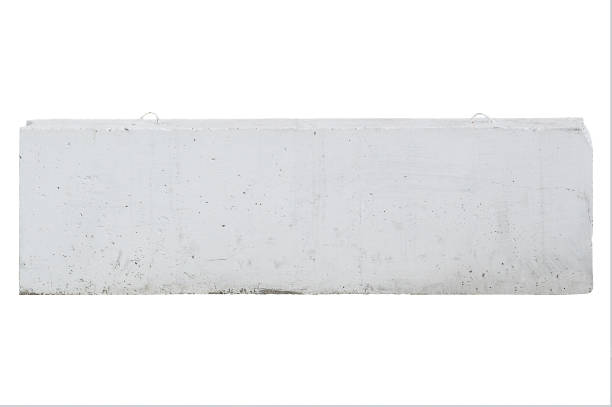 istock concrete roadblock isolated on white 1439831220