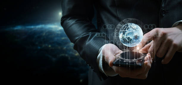 istock Concept of new technologies for the operation of a mobile device 1439840295