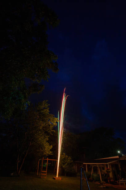istock Backyard fireworks during Canada Day in Ontario. 1439841179
