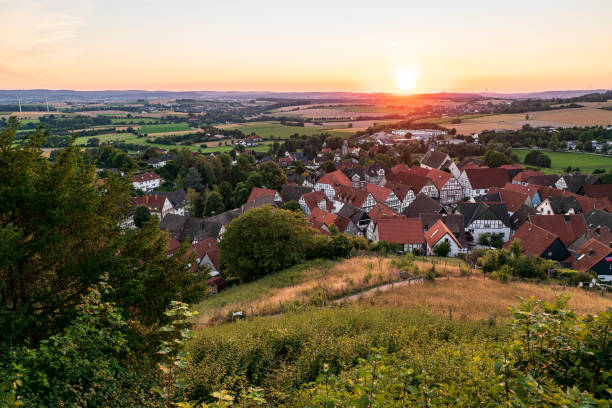 istock Schwalenberg village at dusk 1439845306