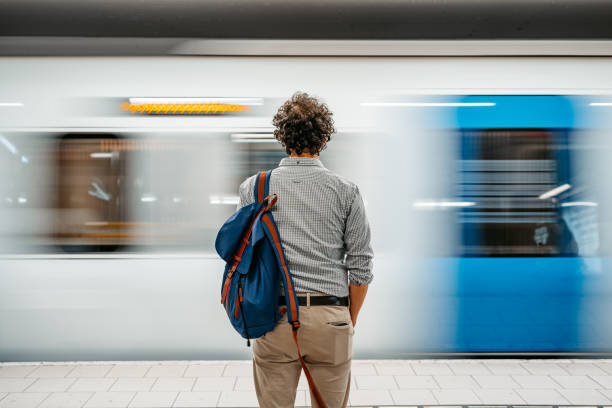 istock Young Man Waiting For A Subway Train In Stockholm 1439846533