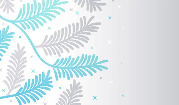 Vector illustration of Holiday Christmas Sparkle Winter Abstract Background