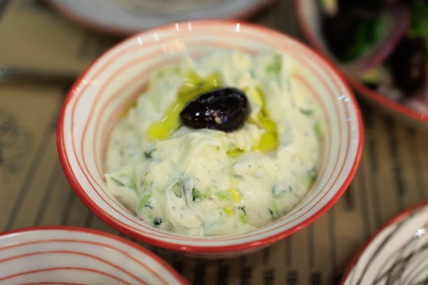 istock Tzatziki Greek food 1439850396