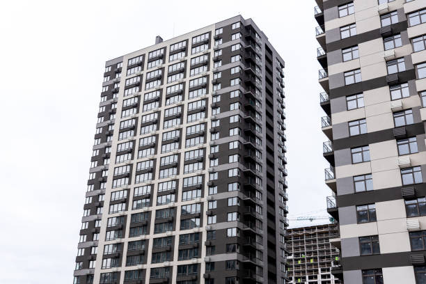 istock modern multi-storey residential building against the sky for the whole frame 1439857783