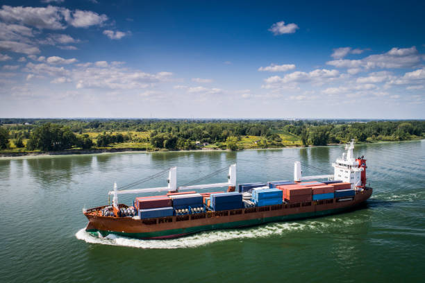 istock Cargo ship on the St. Lawrence Seaway 1439862393