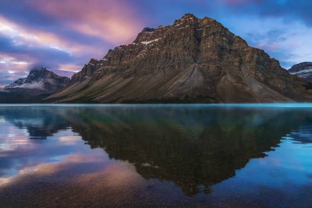 istock A Colourful Sunrise Over Bow Lake 1439862463