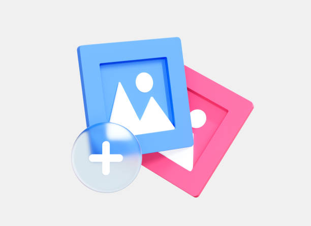 3D Add image in gallery. Picture with plus mark. Button to upload new photo. Mountains and sun landscape. Blue and pink file. Cartoon creative design icon isolated on white background. 3D Rendering 3D Add image in gallery. Picture with plus mark. Button to upload new photo. Mountains and sun landscape. Blue and pink file. Cartoon creative design icon isolated on white background. 3D Rendering photo png pictures stock pictures, royalty-free photos & images