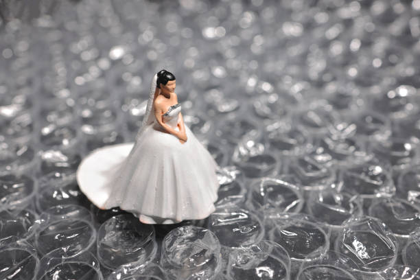 figure of Bride on the bubble pack
