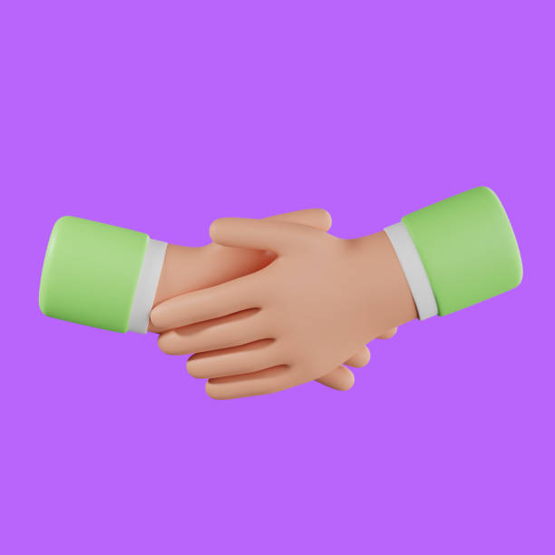 istock 3d hands making business handshake. Business handshake, successful deal, partners, teamwork, Contract agreement, Partnership and cooperation concept. 1439875143