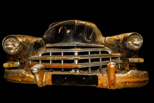 istock vintage rusty car isolated on black background 1439885966