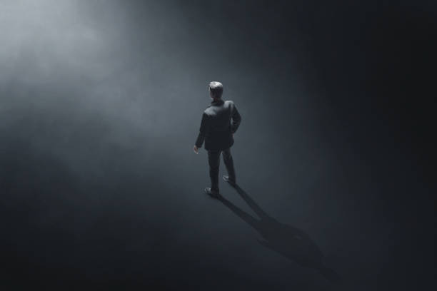 istock Business man standing 3d illustration 1439893509