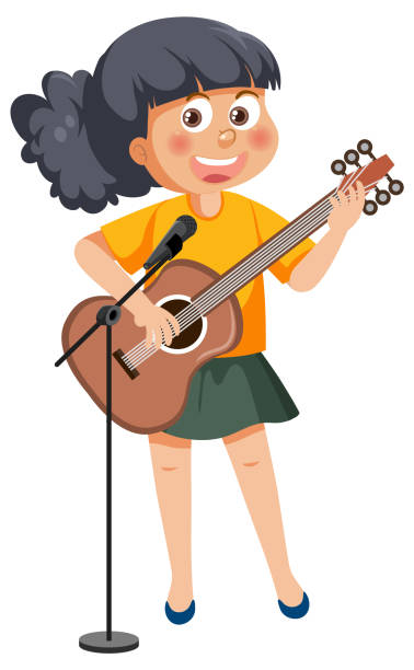 Ilustración de Una Niña Tocando La Guitarra Acústica y más Vectores Libres de Derechos de Actividad - Actividad, Actuación - Conceptos, Animal - iStock Ilustración de Una Niña Tocando La Guitarra Acústica y más Vectores Libres de Derechos de Actividad - Actividad, Actuación - Conceptos, Animal - iStock