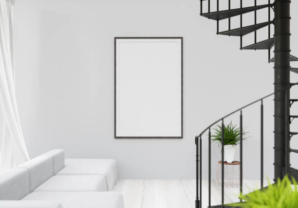 istock Poster frame in wash room 1439903731