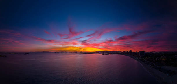 istock Colorful cloudscape over the coast of Long Beach CA. 1439903799