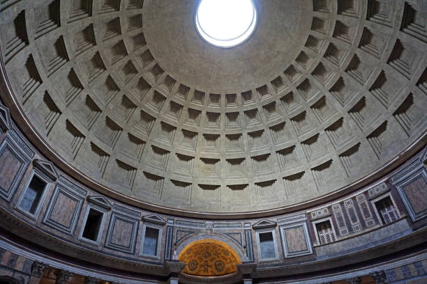 istock Interior architecture and decoration dome design of 'Pantheon' 1439916027
