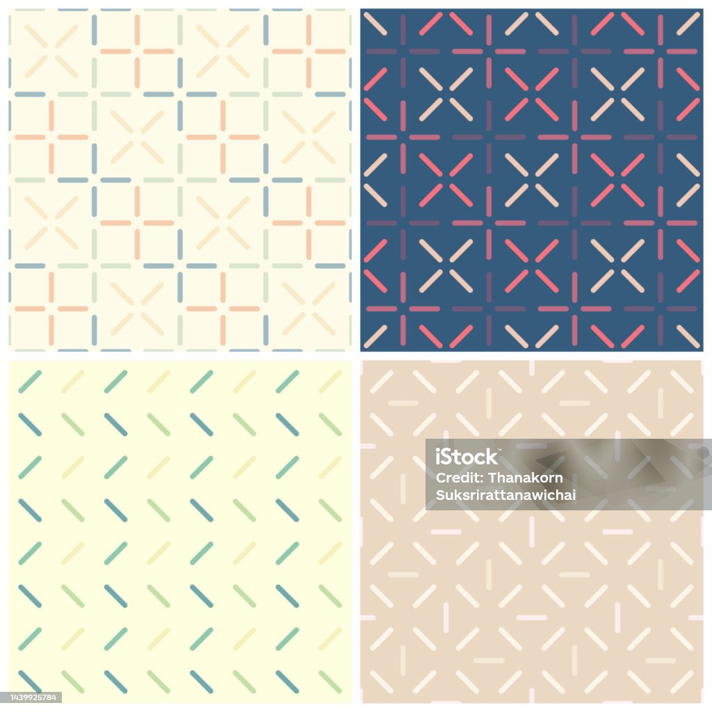 Line Seamless Pattern Stock Illustration - Download Image Now ...