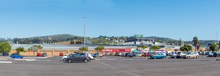 Bellville, South Africa - Sep 13, 2022: Panorama of the Tyger Valley Shopping Centre in Bellville in the Cape Town metroplitan area.