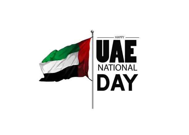 Vector illustration of UAE Independence Day