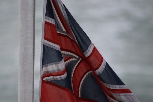 Flag on British boats