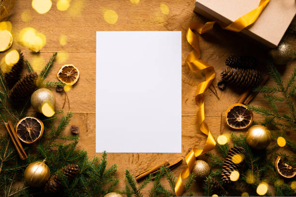 istock White sheet of paper for inscription 1439942678
