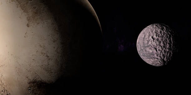 225088 Gonggong Dwarf Planet Orbiting Near Pluto Planet Stock