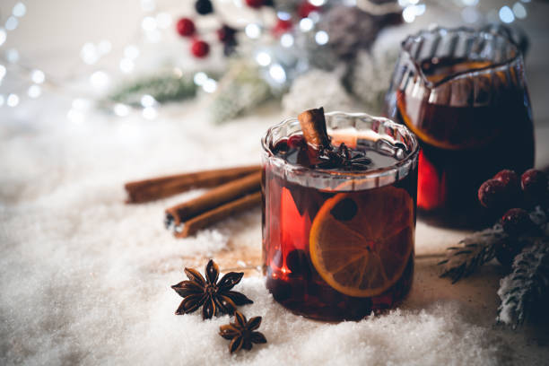 istock glass of Mulled wine 1439948393