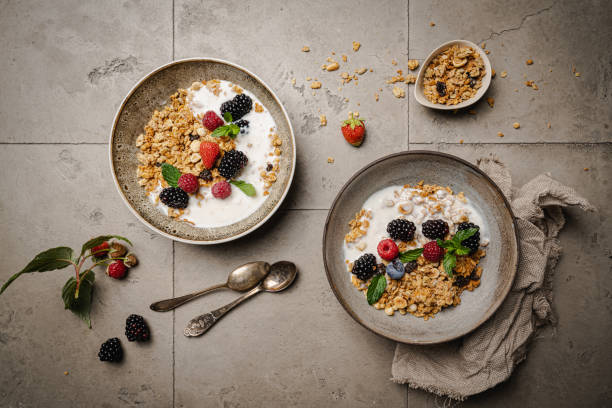 istock Bowl of homemade granola 1439949340