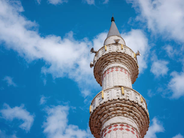 miasto ormana ibradi, antalya, turcja - minaret zdjęcia i obrazy z banku zdjęć