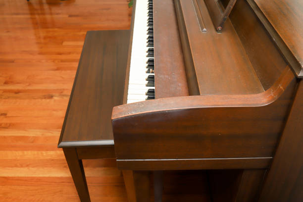 istock Close-Up Of Piano Keys 1439957616