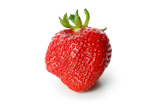 istock Fresh tasty strawberry isolated on white background 1439963927